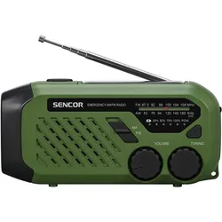 Sencor 4-in-1 Radiowecker SRD 1000SCL (AM, FM), Radio, Grün