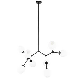 Italux PND-75075-8-BK-WG Pendelleuchte Ferral E27
