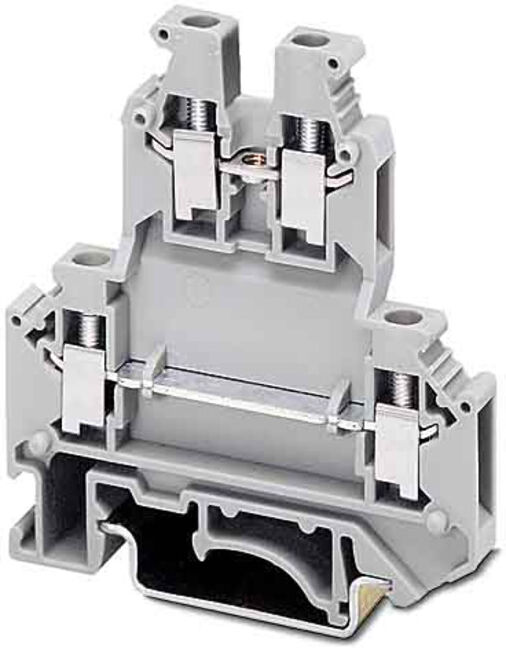 Phoenix Contact Bornes double niveau UKK 3 gris 500 V 24 A (2770011)
