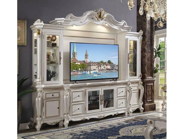 Xlmoebel TV-Wand Elegantes Barockmöbel in klassischem Design für stilvolles Wohnen, Hergestellt in Europa