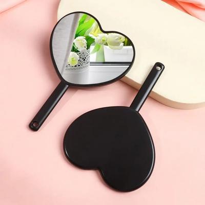 Uplift Picks Sweet Heart Shaped Makeup MirrorMini He black