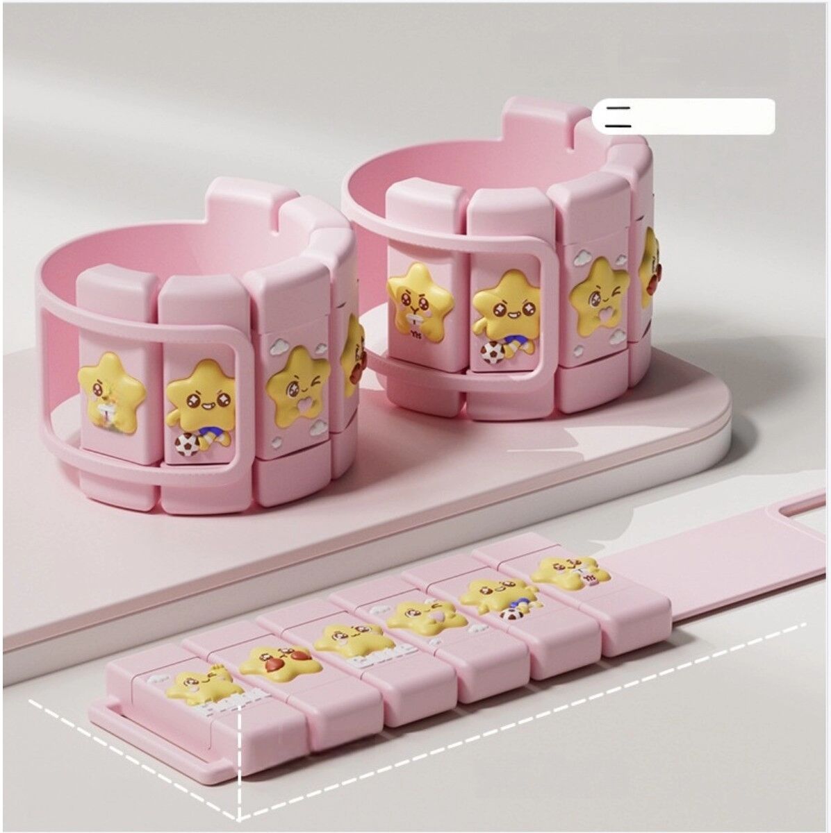 INF Verstellbare Silikon-Handgelenkgewichte mit abnehmbaren Stahlplatten, wasserdicht, mehrfarbig, Einzel ca. 0.46kg, Paar ca. Rosa