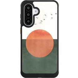 Nivocase Hülle für Samsung Galaxy A56 5G Handyhülle NIVOcore Case Schwarz Sonnenschein Sonnenuntergang (Samsung Galaxy A56 5G), Smartphone Hülle, Schwarz