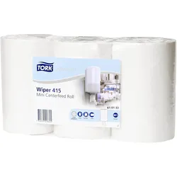 Tork Mehrzweck-Papierwischtücher mit Innenabrollung M1, Haushaltspapier, Weiss