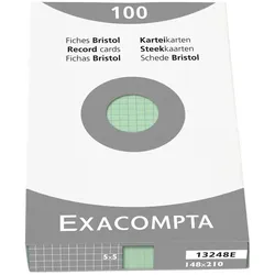 Exacompta, Karteikarten, Karteikarten (205 g/m2)