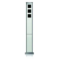 TCS K33AP Kommunikationssäule, unbestückt für 3 AMI-Module, freistehend 1,30 m Höhe