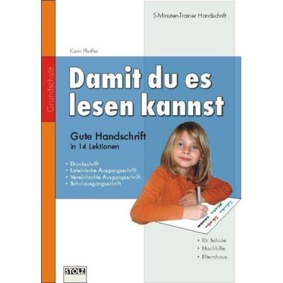 Damit du es lesen kannst, Geheftet von Karin Pfeiffer, Stolz, 978-3-89778-360-7
