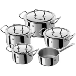 Zwilling Set mit 5 Töpfen Twin Classic 66580-000-0, Pfannenset + Topfset, Silber