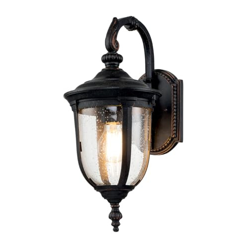 Elstead Lighting Cleveland Buitenlamp Wandlantaarn Verweerd Brons IP44