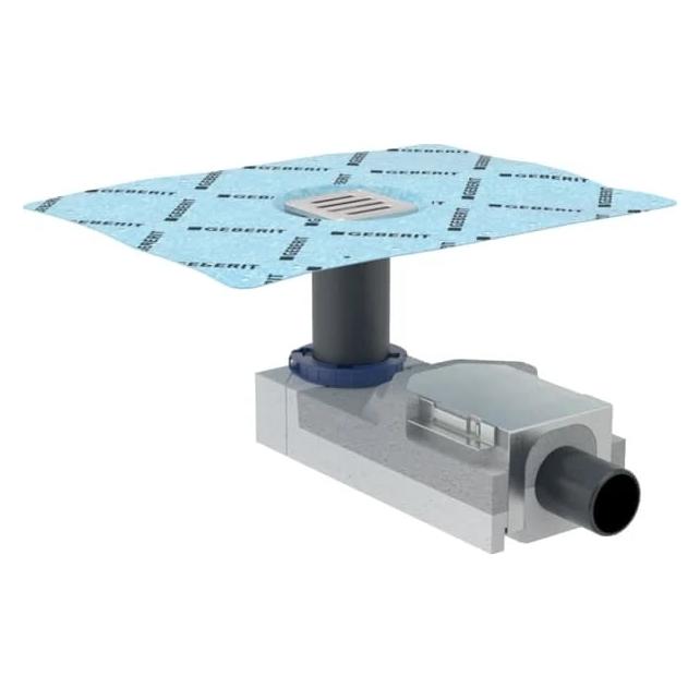 Geberit Bodenablauf für bodenebene Dusche Fussbodenaufbauhöhe ab 90 mm d50 (154.050.00.1)