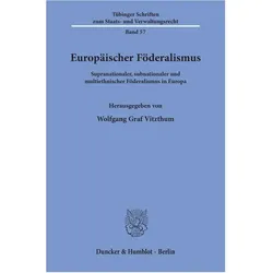 Europäischer Föderalismus, Fachbücher von Wolfgang Graf Vitzthum