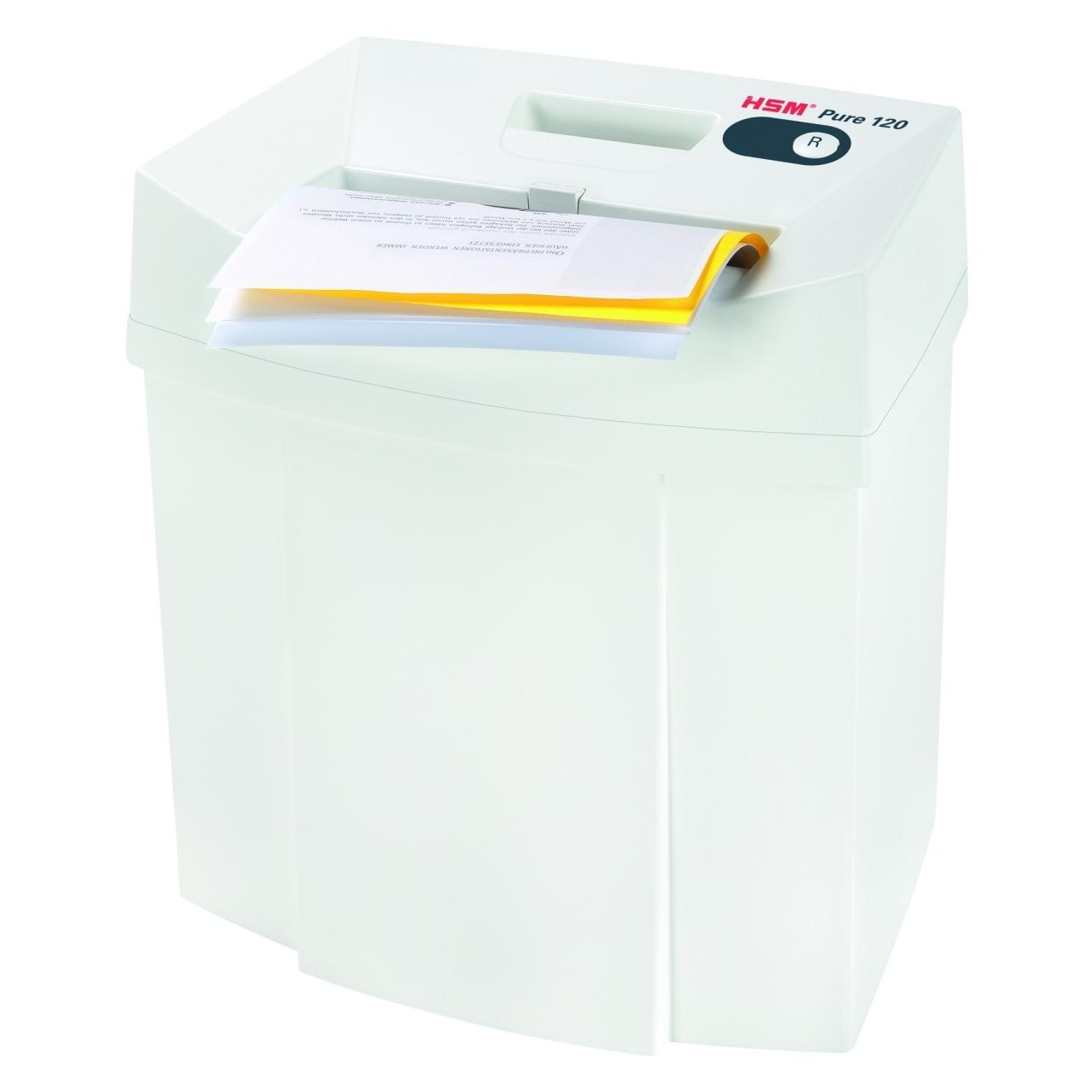 HSM Aktenvernichter Pure 2313111 weiss 120/4x25mm (Partikelschnitt) (2313111)