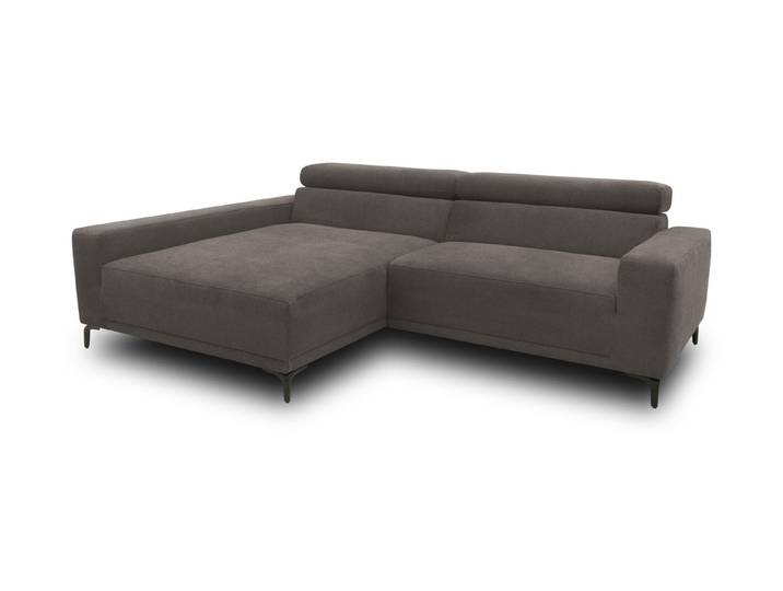 Domo Sofa »Malmö« - 248x172x72cm - schwarz -