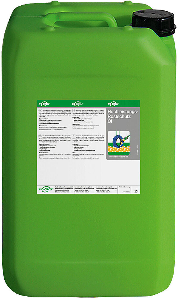 Rostschutz-Öl, Kanister 20 l, mit Langzeitschutz Bio-Circle