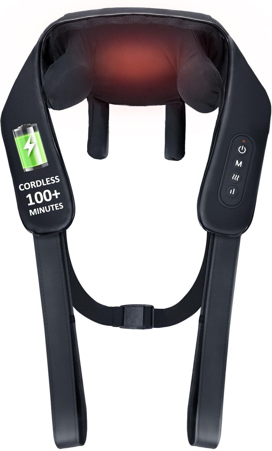 KNQZE KN6 Masseur de cou 4D sans fil chauffant   gris/noir - Refurbished