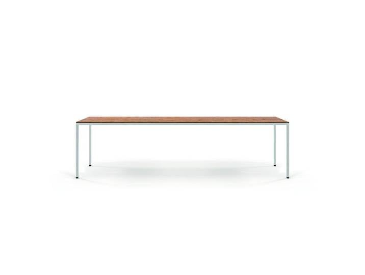 Willisau Dino Esstisch Massivholz - Charaktereiche natur - Edelstahl - 180 Modern, Natur, Zeitlos
