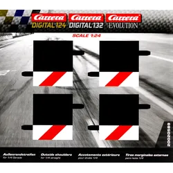 Carrera 20020589 - DIGITAL 124 /132/ EVOLUTION Randstreifen für 1/4 Geraden
