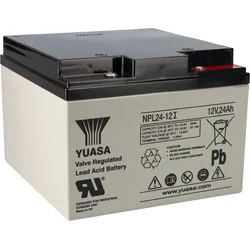 Yuasa NPL24-12I Longlife AGM-Bleiakku 12V 24Ah – M5-Innengewinde