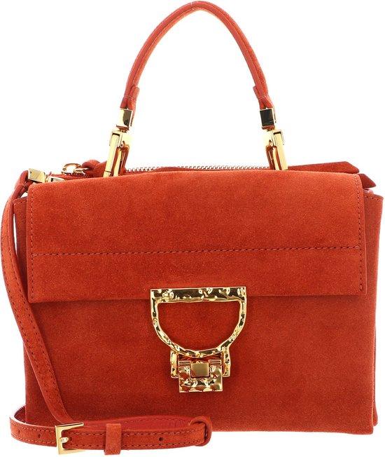 Coccinelle Arlettis Suede Droplet Handtasche Tangerine 2,35 l