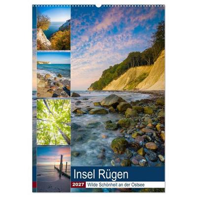 Insel Rügen - Wilde Schönheit an der Ostsee (Wandkalender 2027 DIN A2 hoch), CALVENDO Monatskalender