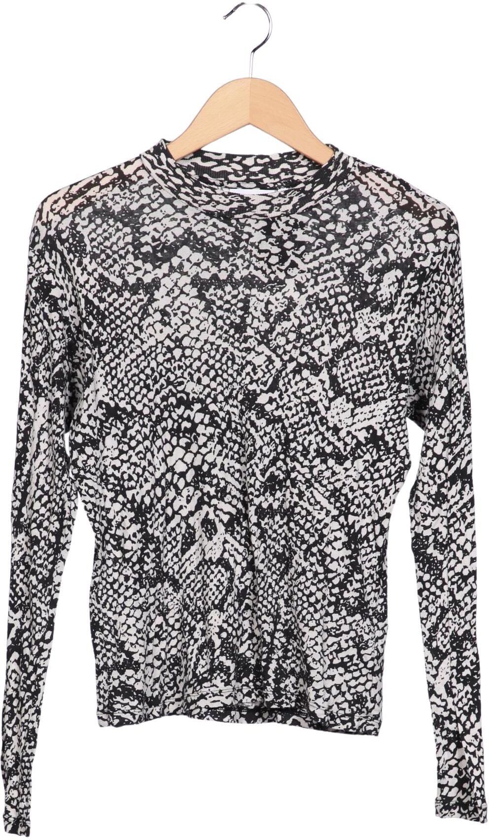 Weekday Damen Langarmshirt, Mehrfarbig, Gr. M, Baumwolle - Second Hand