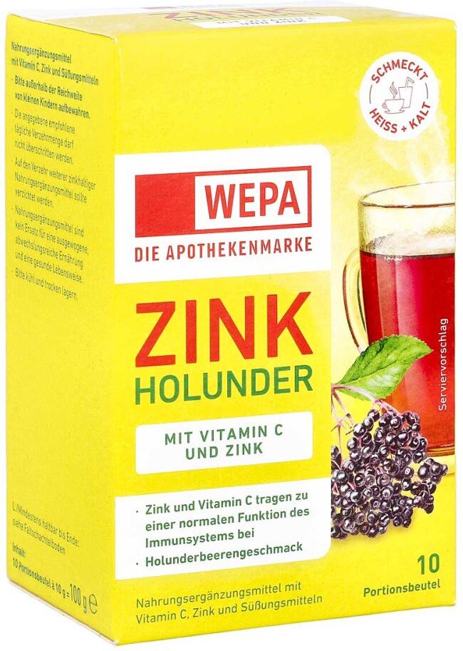 Wepa Zink Holunder+Vitamin C+Zink