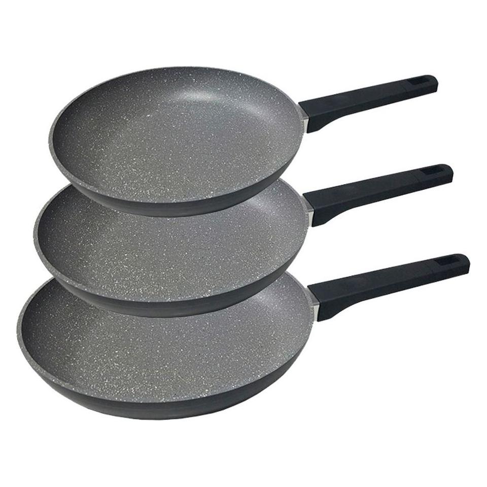EDM Set 3 non-stick pans "professional line" gourmet kitchen (Bratpfanne, 20 x 4.50 cm) (49368676)