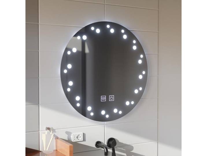 Miroir de Salle de Bain Alessandro Design 60cm Tactile Antibuée