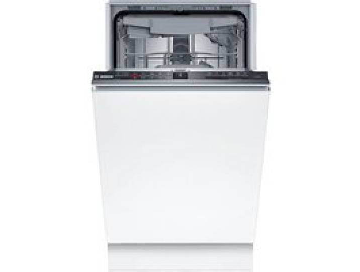 Lave-vaisselle intégrable étroit - Bosch - Séchage actif Extra Dry - Capteur de pureté de leau - Programme automatique