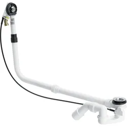 Viega Ab-und Überlauf Multiplex Trio, 6161.72 in 1070mmxDN40/50 verchromt 727987