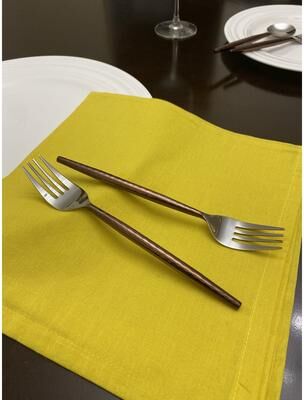 "Vibhsa Handcrafted Hammered Brown Stainless Steel Dinner Forks, Set of 6, 7.5"" Long"