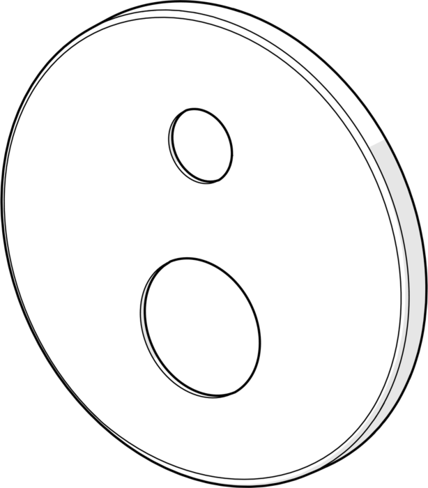 Hansa Rosette Wanne-Brause d:170 mm 59914308 59914308