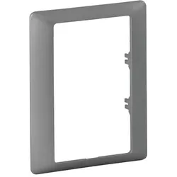 Legrand Valena Life Spezieller Abdeckrahmen für Doppelsteckdosen 1-fach (aluminium), 5 St.