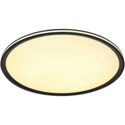 LED-Deckenleuchte Belissa Opal/Schwarz max. 58 Watt Deckenlampe