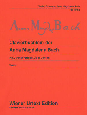 Wiener Urtext Edition Clavierbüchlein Anna Bach