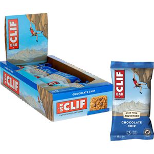 Clif-Bar Müsliriegel Chocolate Chip, je 68g, 12 Riegel