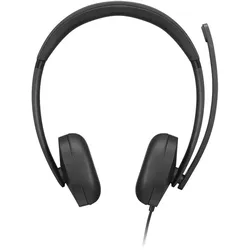 Lenovo VoIP Headset 5000 Kopfhörer Kabelgebunden Kopfband Büro/Callcenter USB Typ-C Schwarz