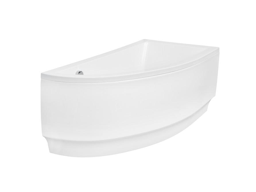 Badewanne PRAKTIKA 150 x 70 mit Füßen , mit Siphon und Schürze, rechte