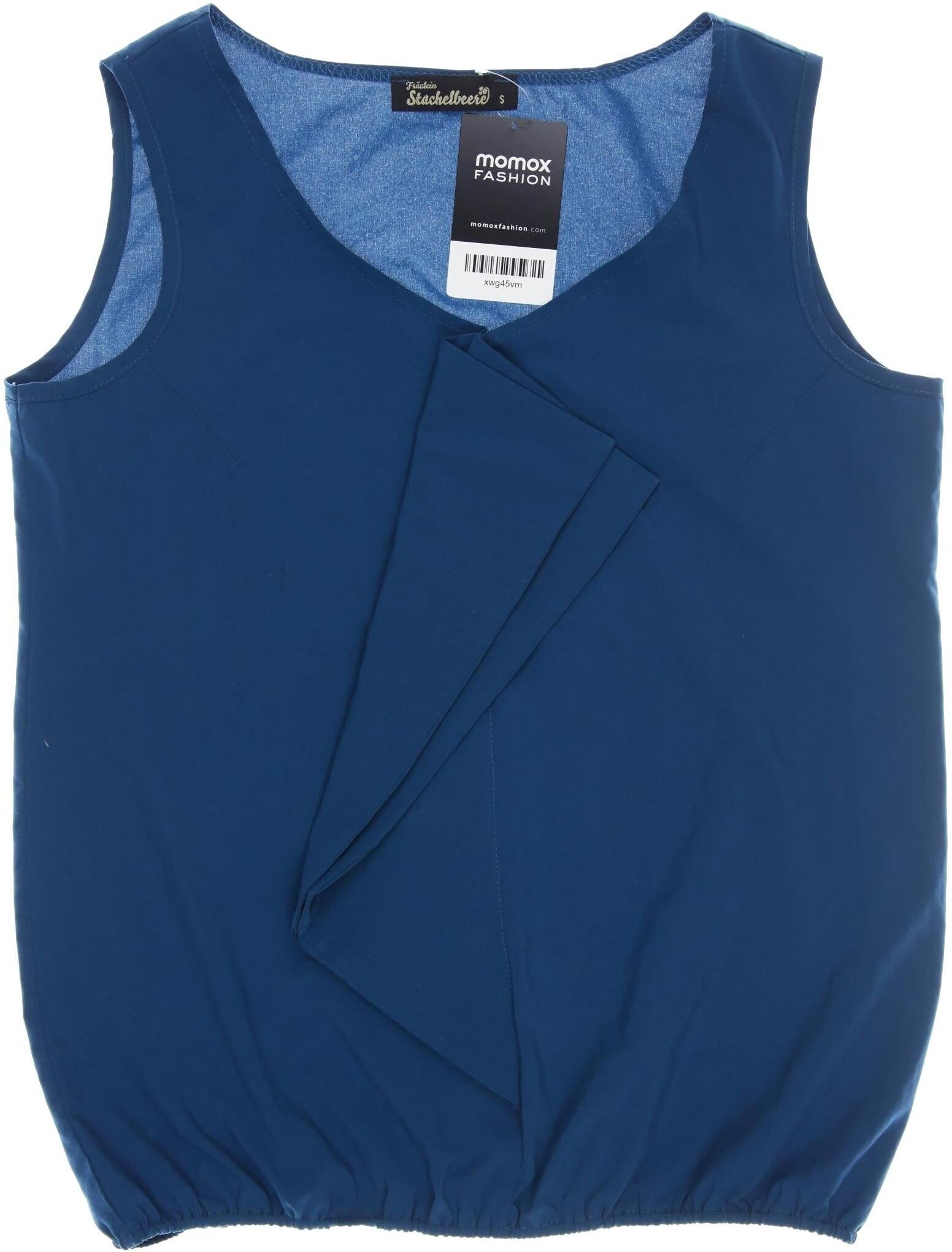 Fräulein Stachelbeere Damen Top, Blau, Gr. S, Synthetik - Second Hand