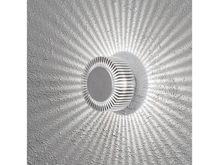 Applique extérieure LED Ø 15cm Argenté