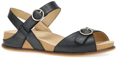 Women's Candace Sandal by Dansko in Black (Size 38 M)