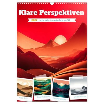 Klare Perspektiven (Wandkalender 2027 DIN A3 hoch), CALVENDO Monatskalender