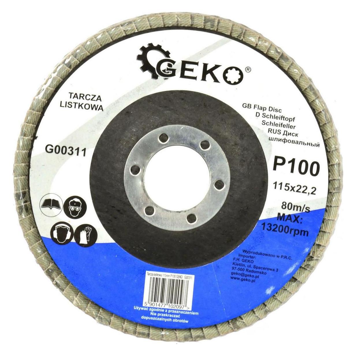 GEKO Flammscheibe 115mm, P100 (P100) (G00311)