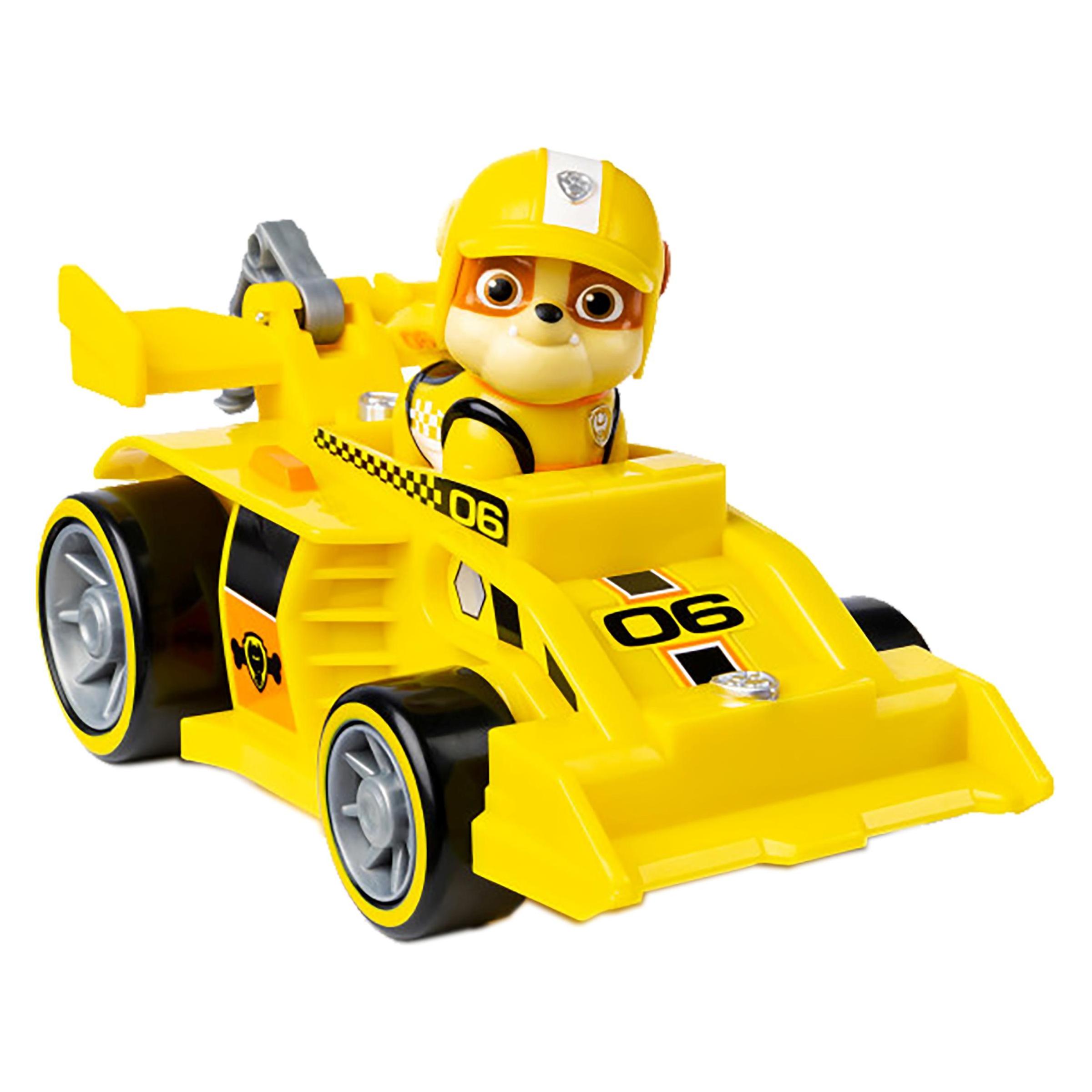 Spin Master Rubbles Race & Go Deluxe Basis Fahrzeug mit Figur (Ready, Race, Rescue) (6058587)