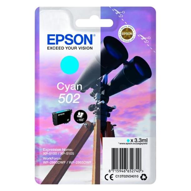 Epson Ink/502 Binocular CY SEC (C) (C13T02V24020)