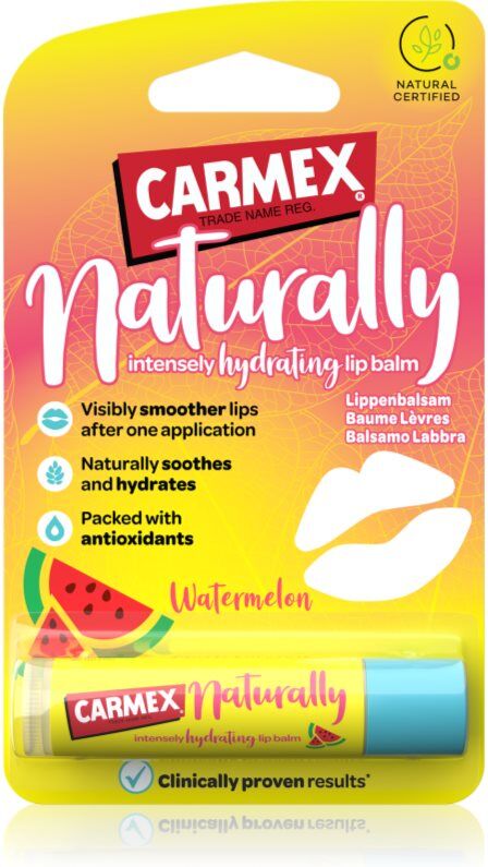 Carmex Naturally Watermelon Hydraterende Lippenbalsem Stick 4.25 g