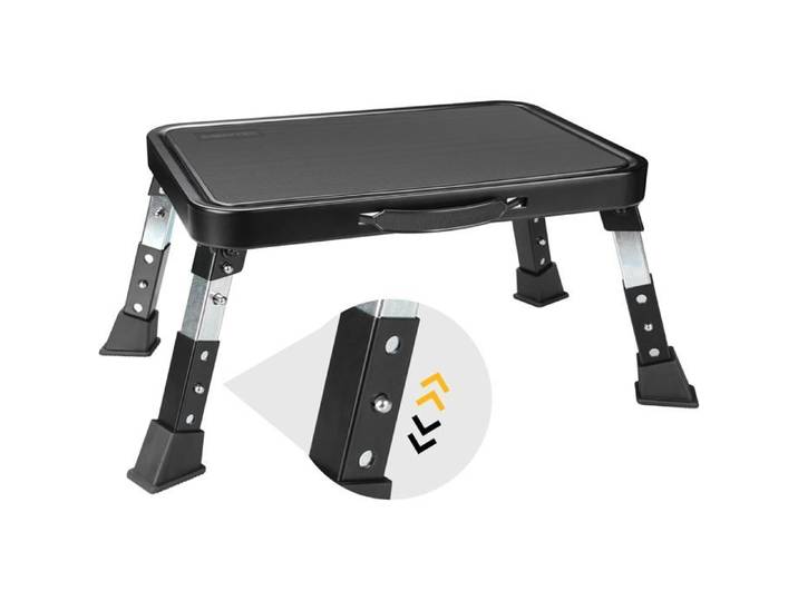 Marchepied Pliable 3 Marches Charge 150 kg Marches Antidérapantes Pieds en Caoutchouc Format Compact et Portable Pour Cuisine