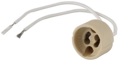 United Ceramic Lamp Holder Socket Prewired GU10 Ceramic Lamp Holder Adapter Cable gu10