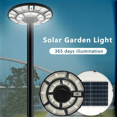 Inspire Curations Solar UFO Motion Sensor Garden Light Remote Control Waterproof Outdoor Security Lamp gjx uhln444