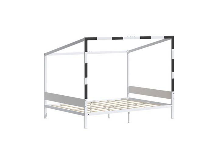 Lit pour enfant Goal 140x200 Blanc/Noir Vitalispa 61328